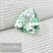 Сертифицированный натуральный мятно-зелёный гранат гроссуляр из Танзании огранки триллиант 7,15x7,12мм 1,66 карат (драгоценный камень)