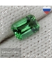 Натуральный ярко-зелёный хромтурмалин из Кении огранки Баснословно октагон 6,49x4,42мм 0,72 карат (драгоценный камень)