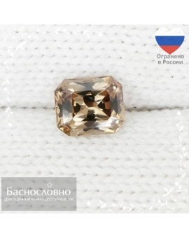 Сертифицированный натуральный гранат с александритовым эффектом из Танзании огранки радиант 6,03x5,07мм 1,01 карат (драгоценный камень)