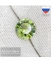 Натуральный сертифицированный желтовато-зелёный хризолит (перидот) из США огранки в Баснословно круг бриллиантовый 8,15-8,00мм 1,69 карат (драгоценный камень)