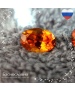 Сертифицированный натуральный насыщенно-оранжевый клиногумит из Таджикистана огранки Баснословно овал 9,30x6,59мм 1,97 карат (драгоценный камень)