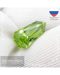 Сертифицированный фиолетово-синий танзанит из Танзании огранки в Баснословно бриллиантовый круг кр57 6,59x6,54мм 1,05 карат