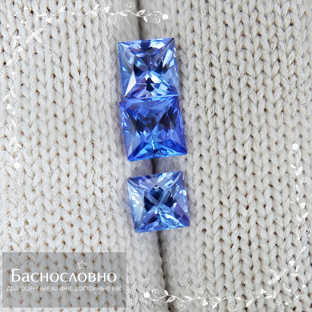 Драгоценные камни Баснословно № 588: Принцессы танзаниты и хризолиты бриллиантовой огранки