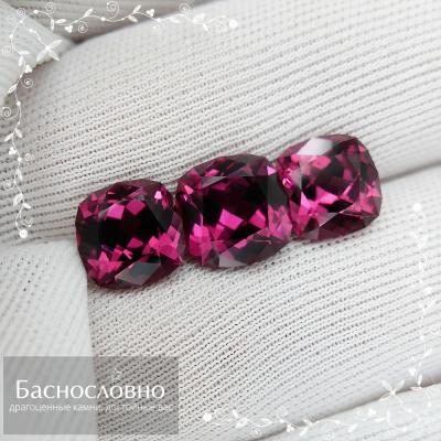 Драгоценные камни Баснословно №476: Родолиты ценных оттенков и русской огранки
