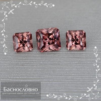 Драгоценные камни Баснословно №460: Цирконы неопределённого цвета и огранки принцесса, родолиты со скошенными углами